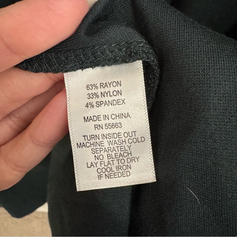 Christian Siriano Dark Teal Hooded Jacket